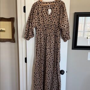 Marine Layer V-Neck Maxi Dress